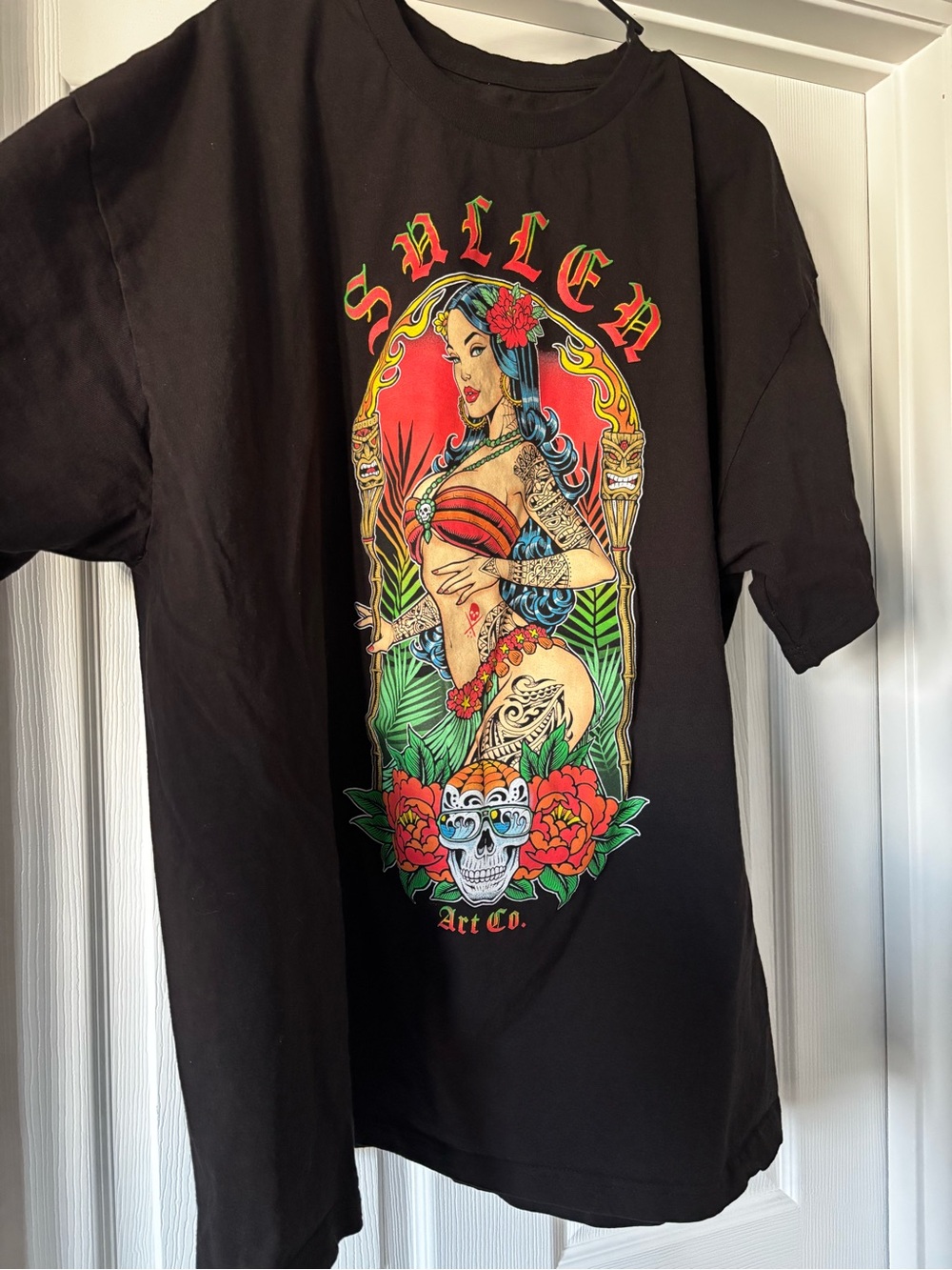 Sullen Art Co. Black Short-Sleeve Graphic Tee